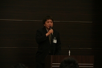 石川会長の挨拶写真