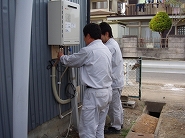 被災住宅の給湯器工事や仮設住宅の工事 第１弾派遣写真08