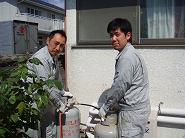 被災住宅の給湯器工事や仮設住宅の工事 第１弾派遣写真19